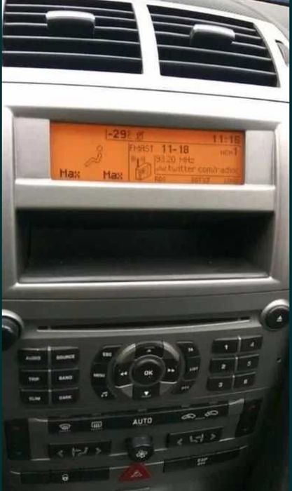 Display Peugeot 407, mufa 12 pini!