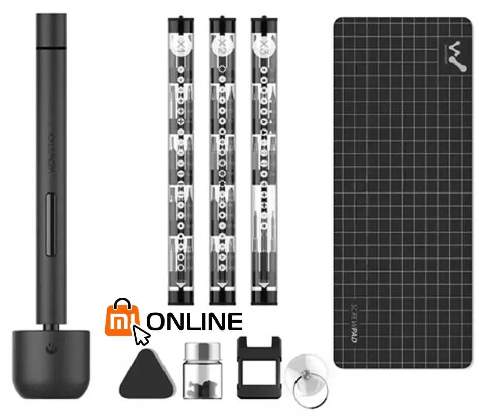 Электрическая отвертка Xiaomi Wowstick Screwdriver 1F 69 in1 Kit набор