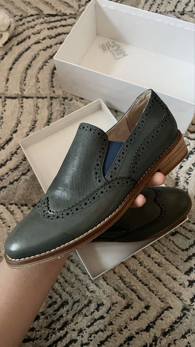 Новые кожаные лоферы