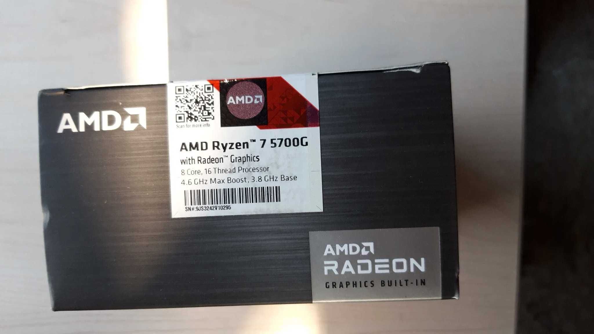 kit gaming -AMD Ryzen 7 5700G + ASUS PRIME B450M-K , nou