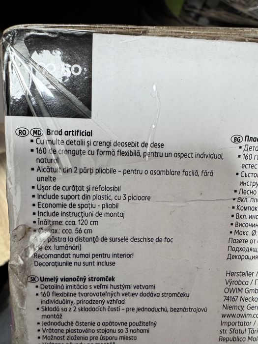 brad artificial 120 cm