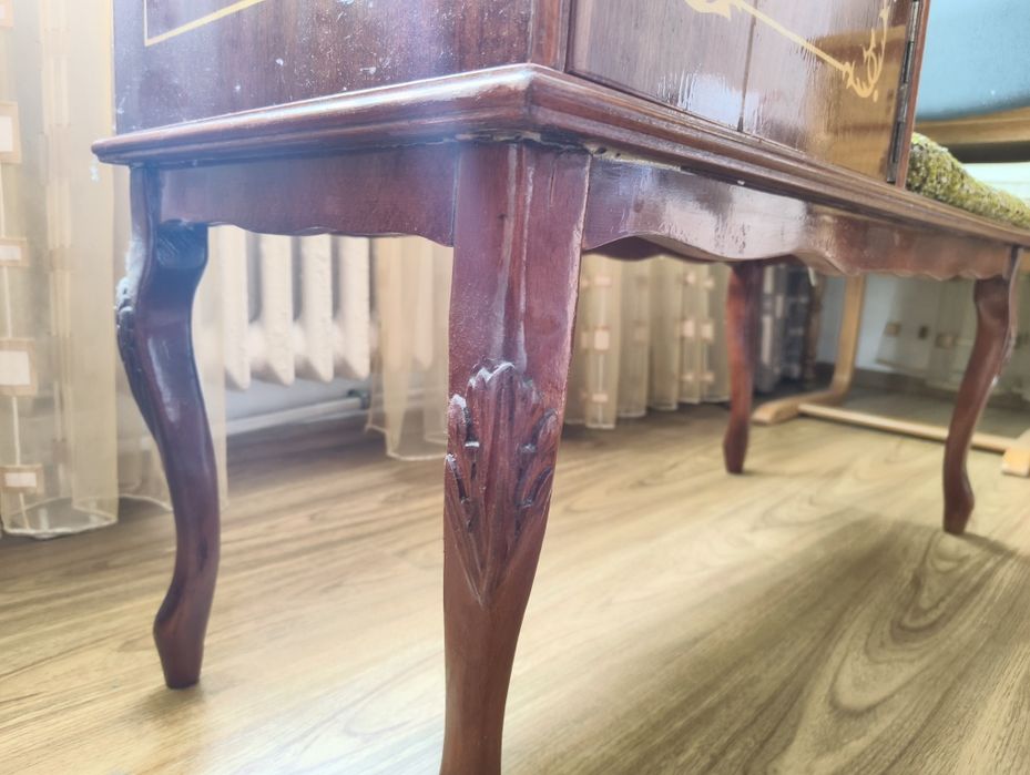 Masuța cu taburet pentru telefon Vintage