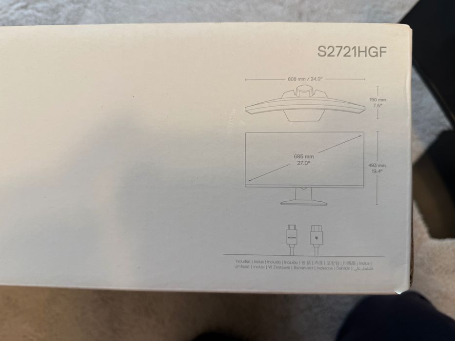 Monitor Gaming Dell Curbat 27’’