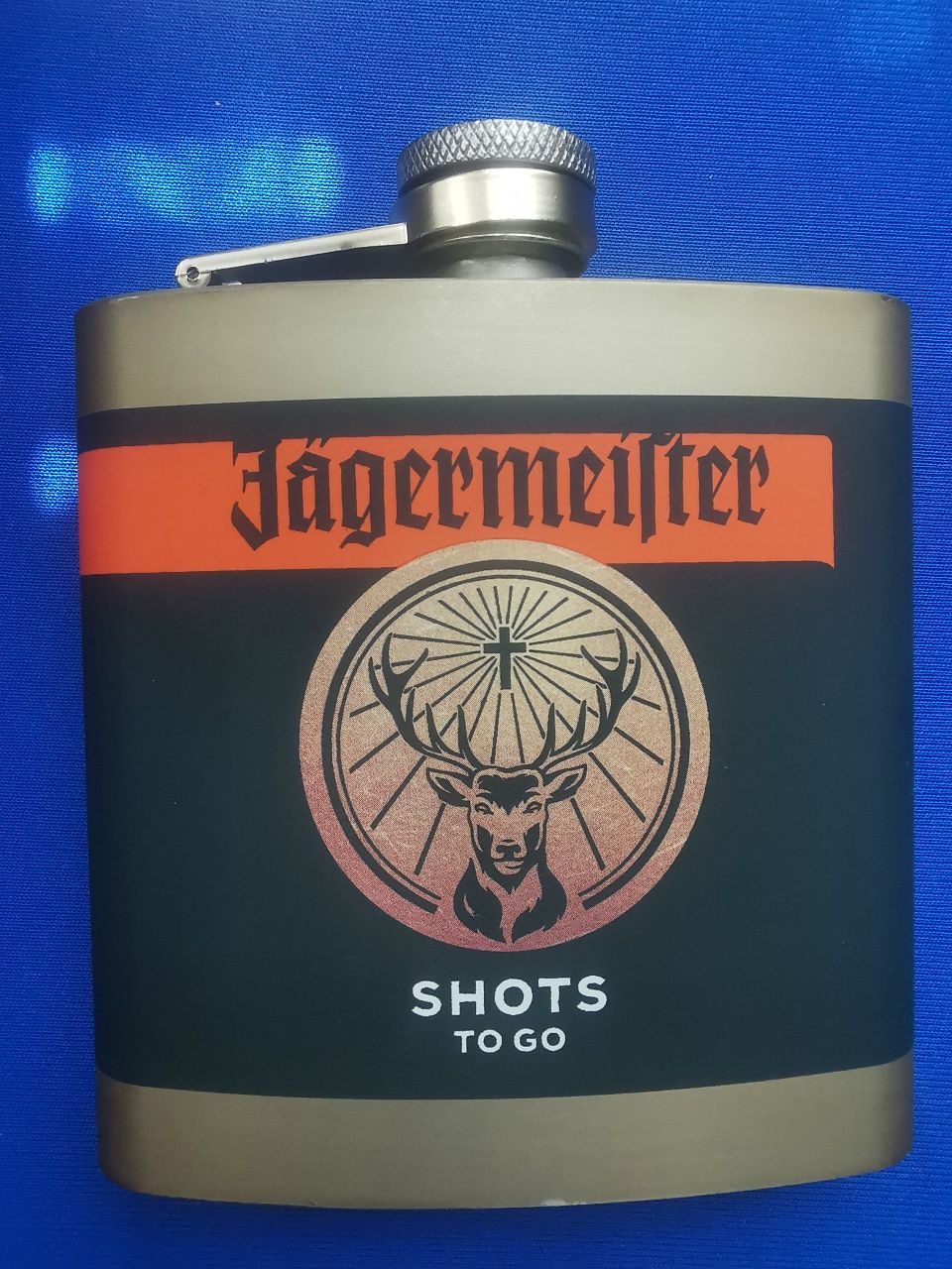 Botelcuta Jagermeister Recipient whiskey Plosca Jagermeister