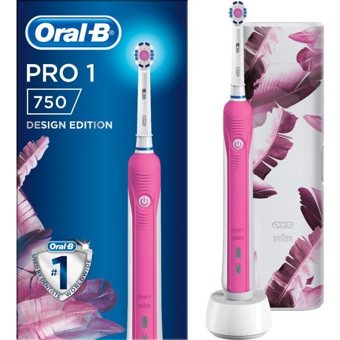 Электрическая зубная щётка Oral B Pro 750 3D White сделано в Германии