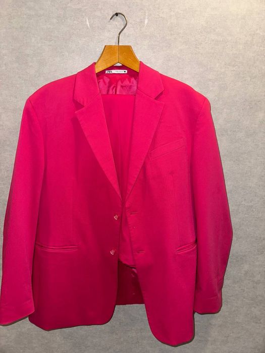 Двойка zara в малиновом цвете