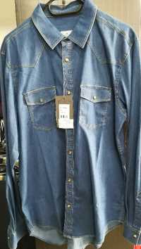 Cross Jeans L,XL.Мъжки дънкови ризи с дълъг ръкав.Нови.Оригинал.