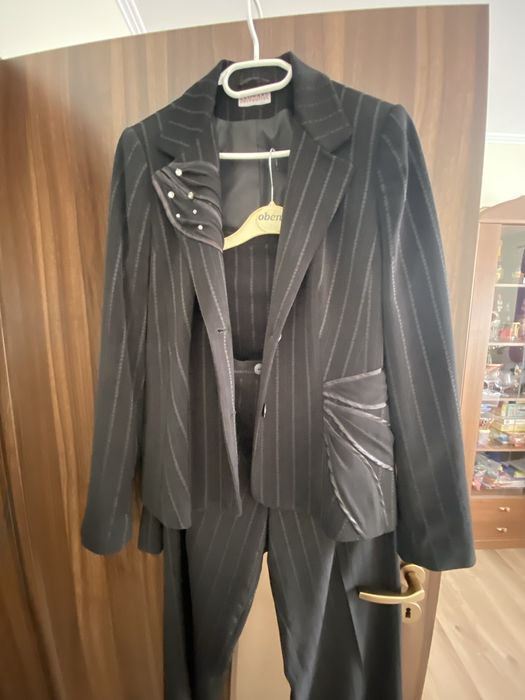 Costum dama elegant sacou fusta pantaloni