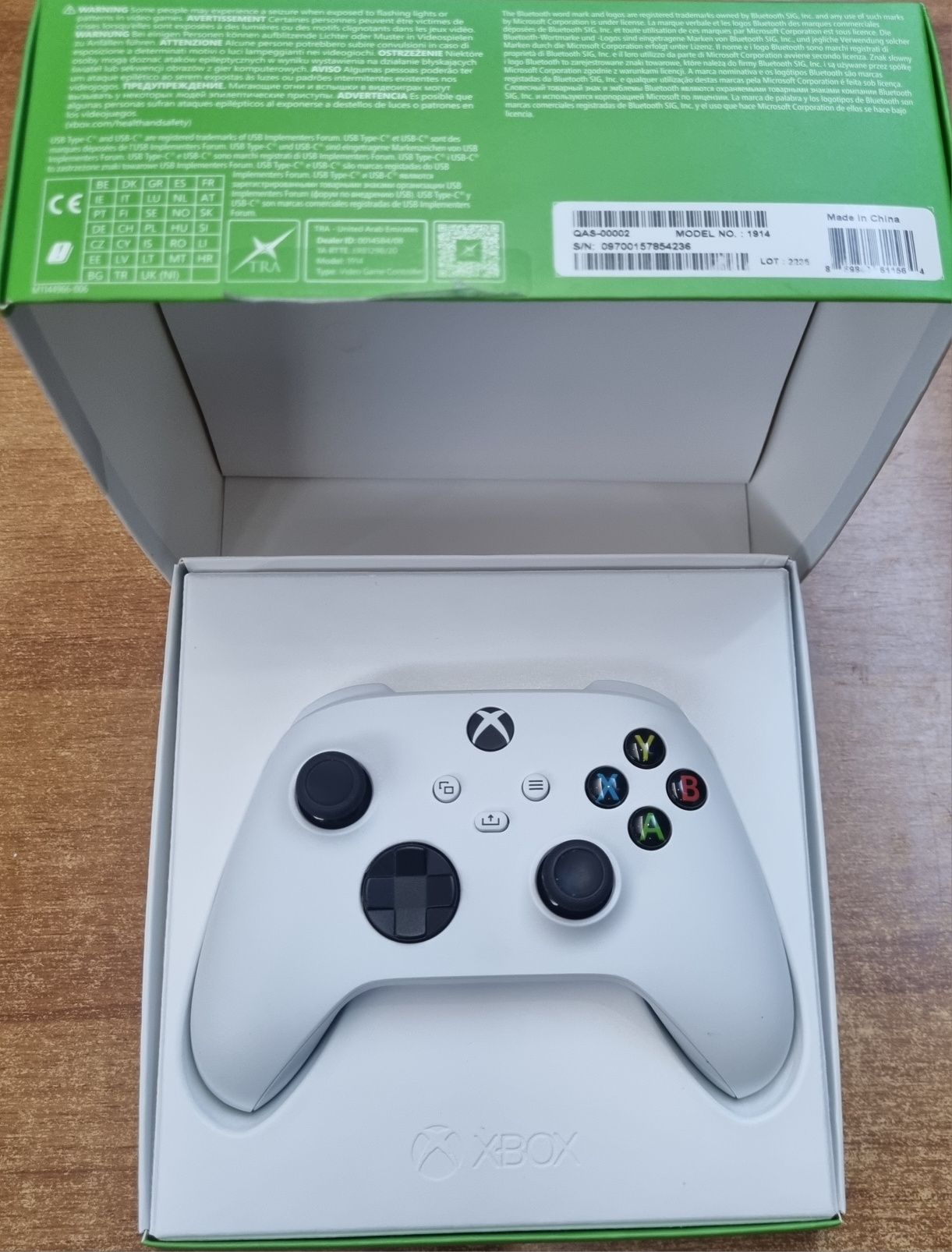 Controller Wireless Microsoft Xbox Series X/S Robot White, nou.