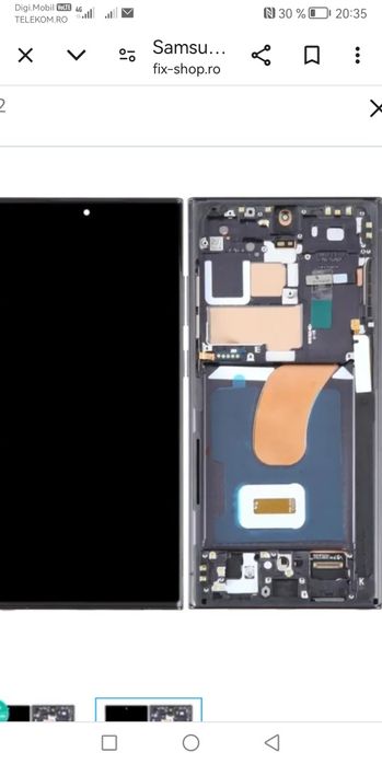 Display Samsung S24 ultra - S23 ultra - S22 ultra ORIGINALE