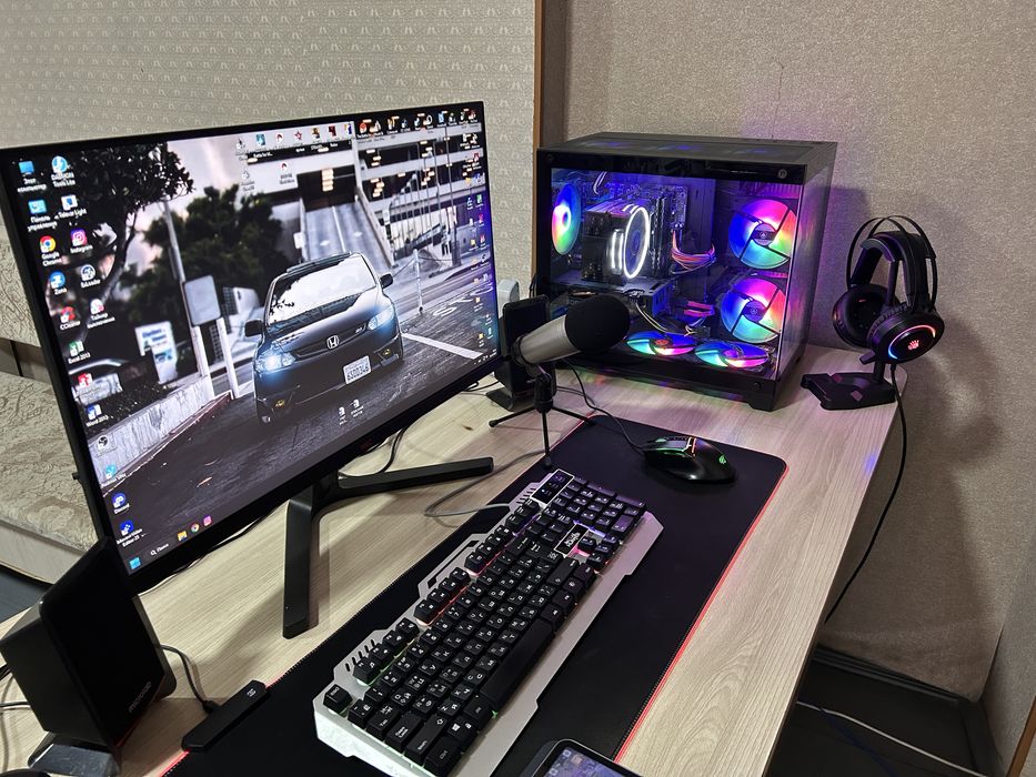 Игровой готовый сетап i5-12/16ram/3000гбssd/rtx4060 пк компьютер.