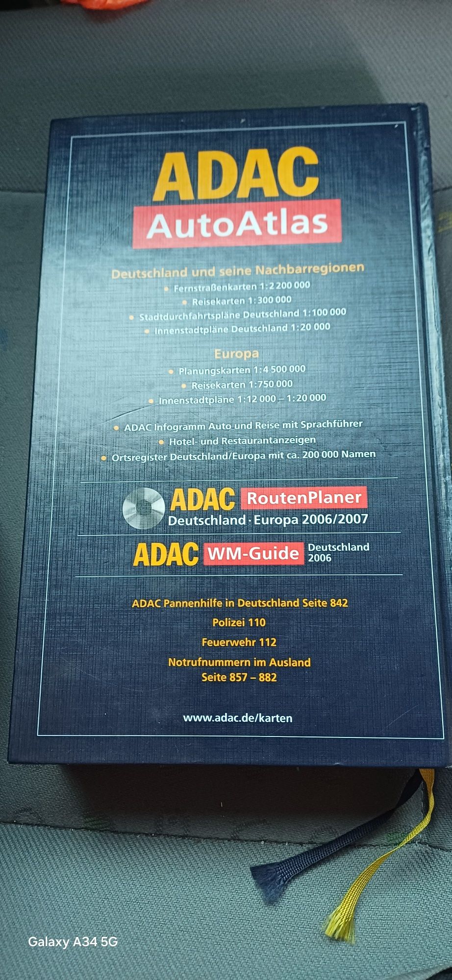 Карта(пътеводител) на Германия ADAC