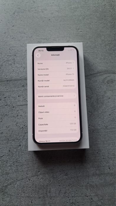 Vand iphone 13 128gb IMPECABIL