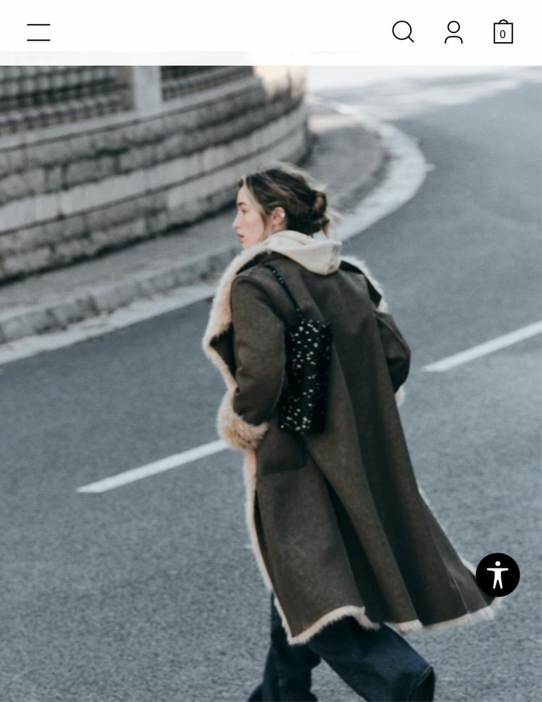 Палто Zara дволицвто чисто ново с етикет
