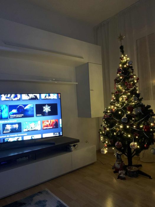 Brad Craciun artificial verde, 180 cm inaltime