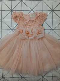 Бебешка рокля Contrast