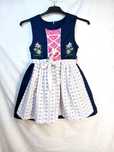 Dirndl fetițe 5 ani, Nr 110-116, rochie bavareza tiroleza serbare germ
