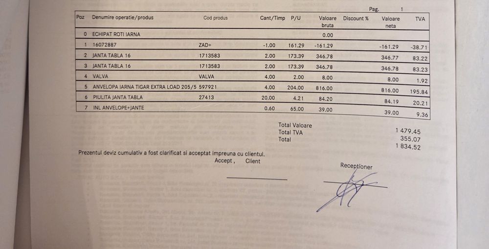 Vand set 4 jante 5 prezoane cu anvelope de iarna Tiger 205 55 16