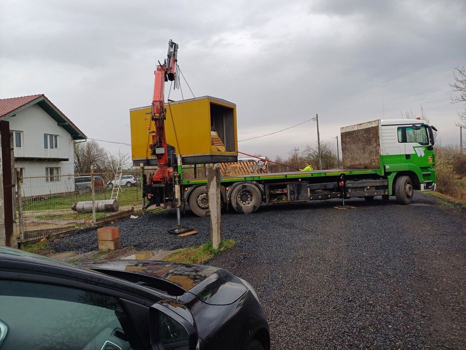 Macara Transport Hiab Camion Platformă