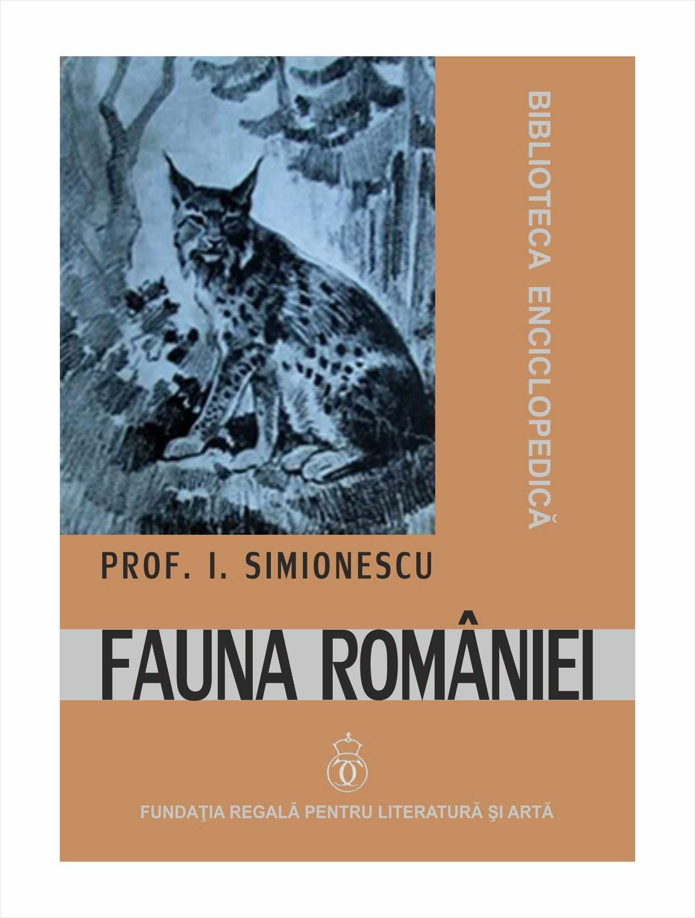 Fauna României - Simionescu - ediţia 1938