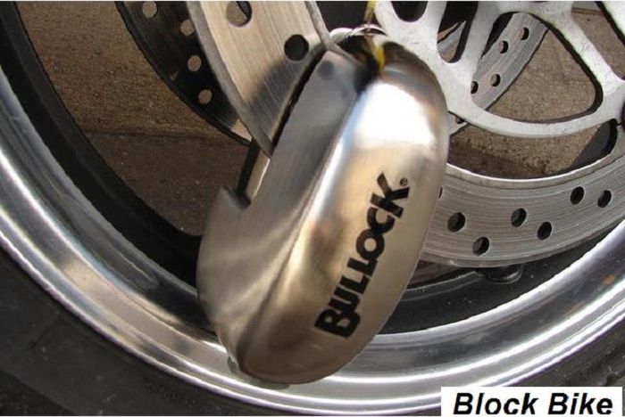 Заключващо устройство Bullock Block Bike за велосипед и мотоциклет