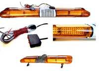 Аварийна, сигнална ЛЕД лампа, маяк, 352 LED бар, пътна помощ 12V 24V