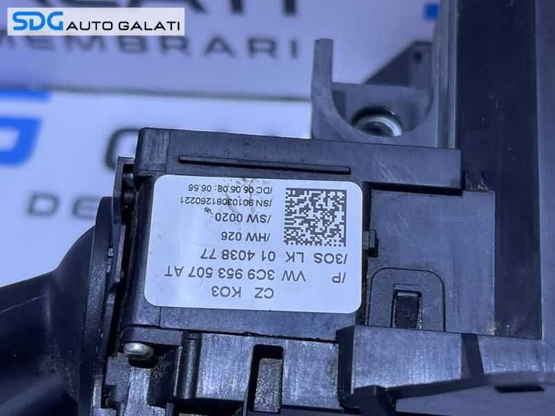 Maneta Manete Semnalizare Stergatoare Faza Lunga Scurta Tempomat Pilot Automat VW Passat B6 Berlina Sedan 2005 - 2010 Cod 3C9953507AT 3C9953513R