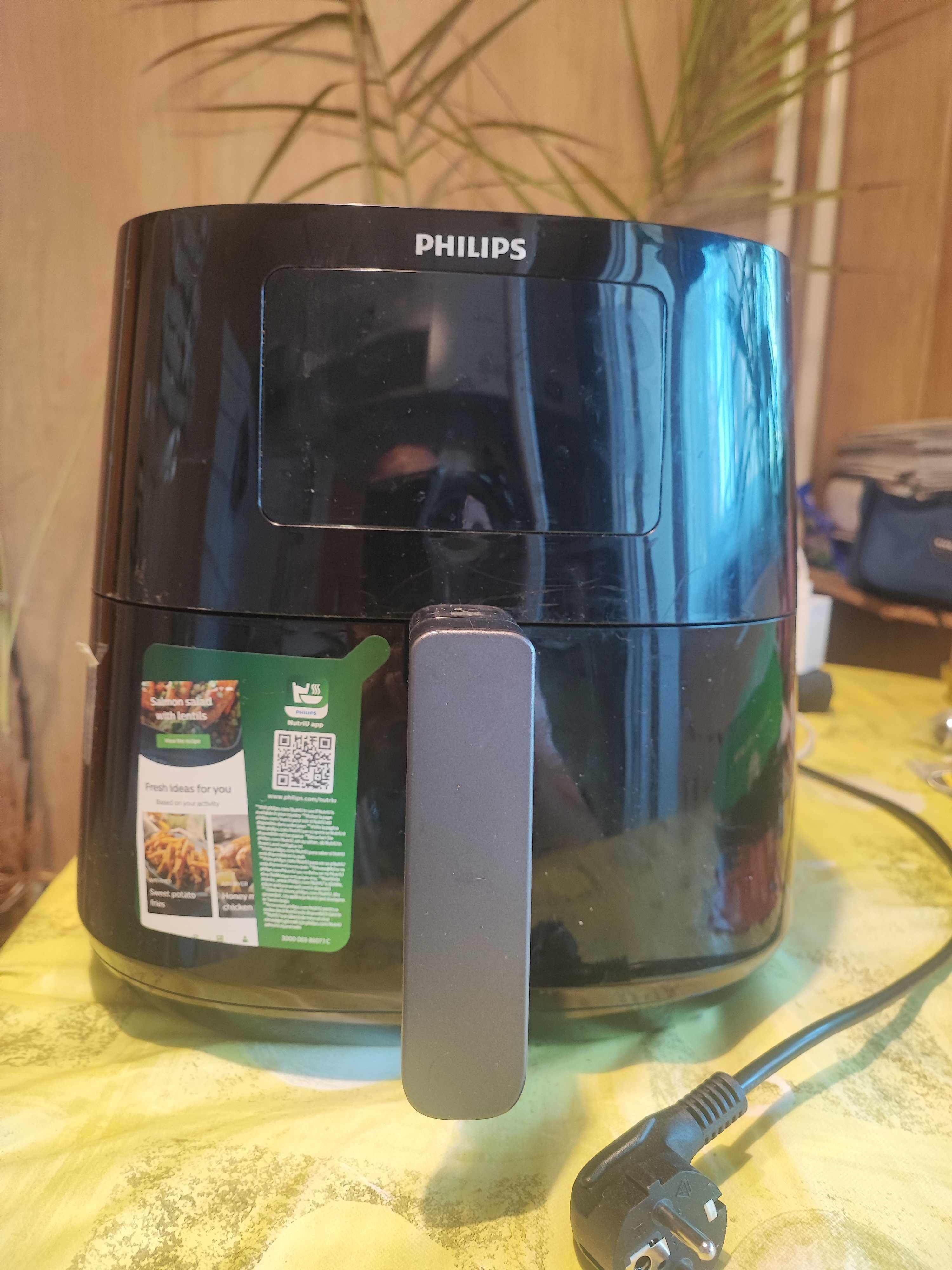 Airfryer PHILIPS Series 5000 Connected XL HD9280/90, с ТАЙМЕР, ЧЕРЕН