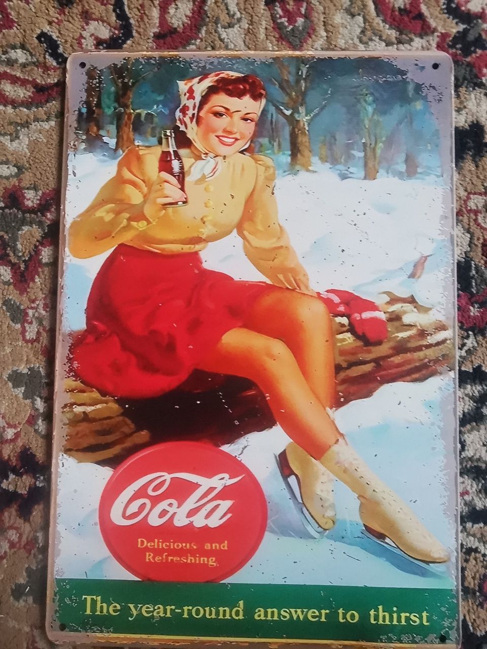 Tablii metalice Tablouri reclame Coca Cola