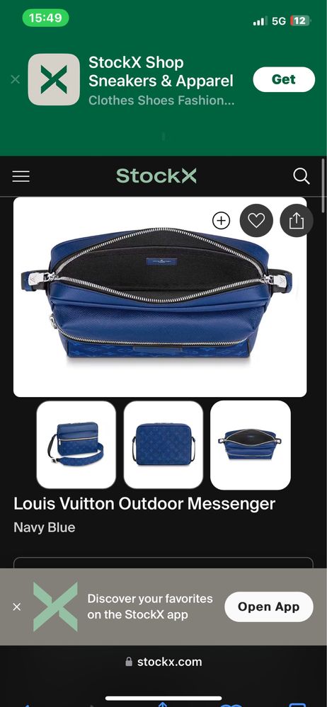 Louis Vuitton Outdoor Messenger Navy Blue