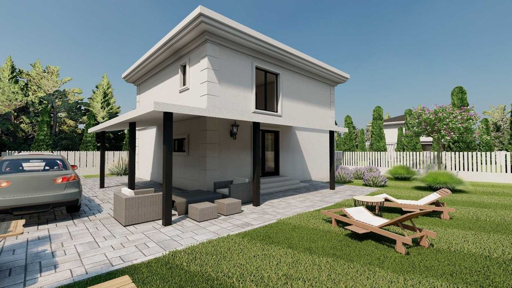 Vila single de vanzare, 4 camere, P+1,ansamblu rezidential MRS Country