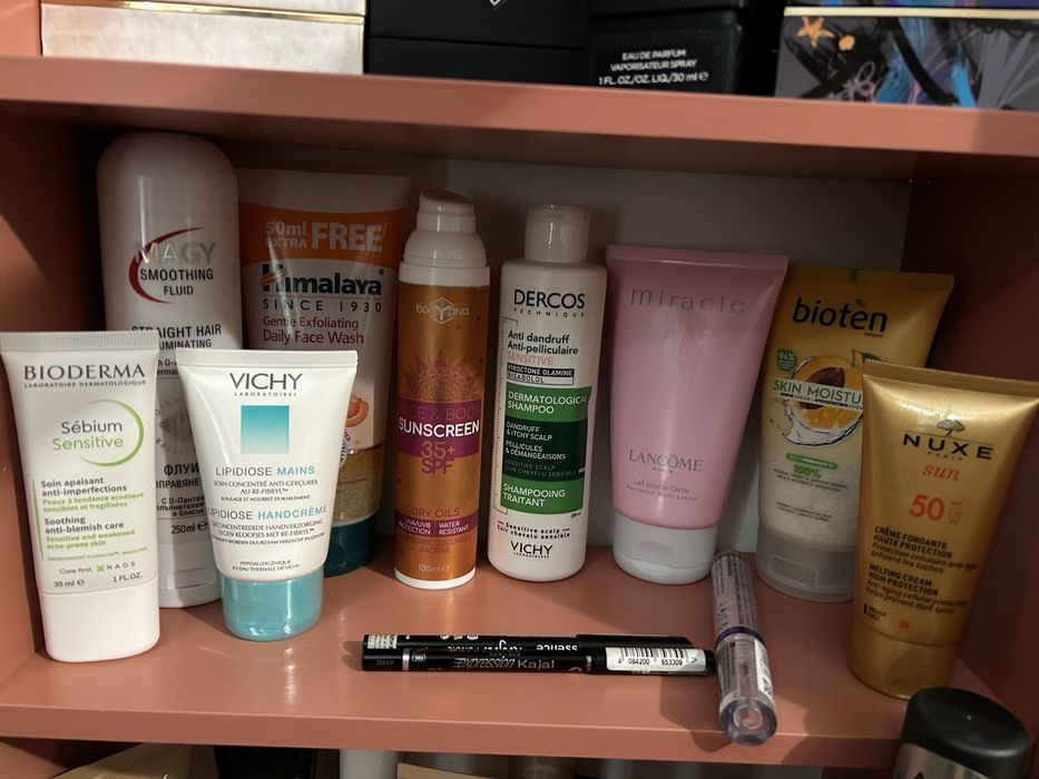 Лот сет козметика Lancome, Vichy, Nuxe