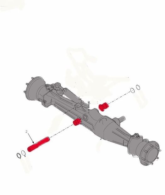 Bolt bucsi prindere punte fata Buldoexcavator Fermec / Massey Ferguson