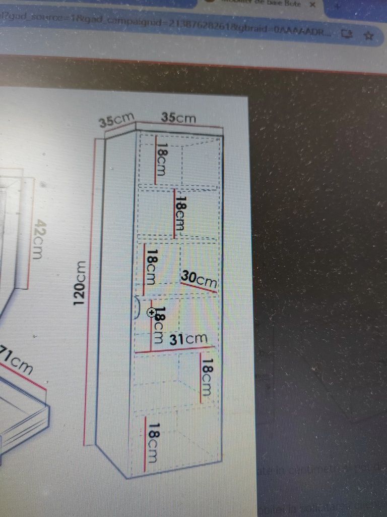 Vând dulap baie, negru mat, sigiilat