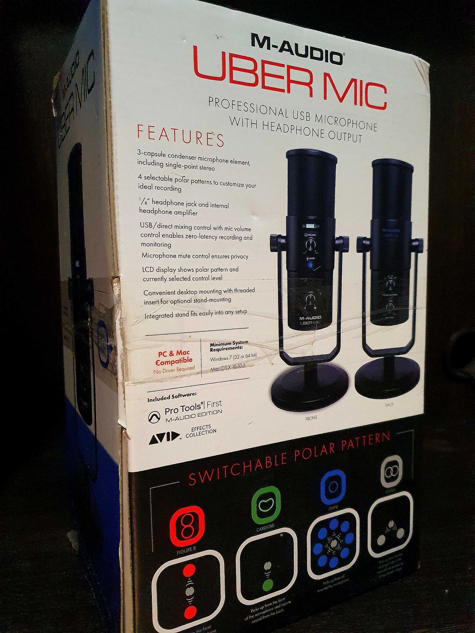 Микрофон M-Audio Uber Mic черный