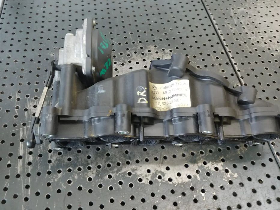 galerie admisie cu clapete si motoras dreapta 2.7 tdi 3.0 tdi  audi 5 8t a6 4f c6  059129712bg 059129086