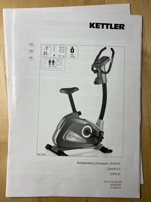 Bicicleta fitness Kettler AXOS Avior M