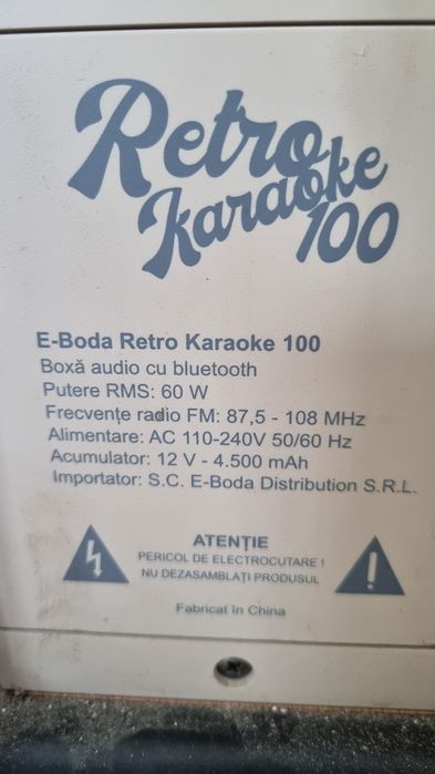 Boxa E-boda Retro