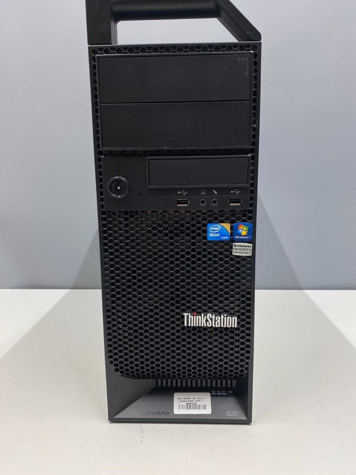 Работна станция Lenovo S20 W3580 8GB 128GB SSD + 500GB HDD FX1800