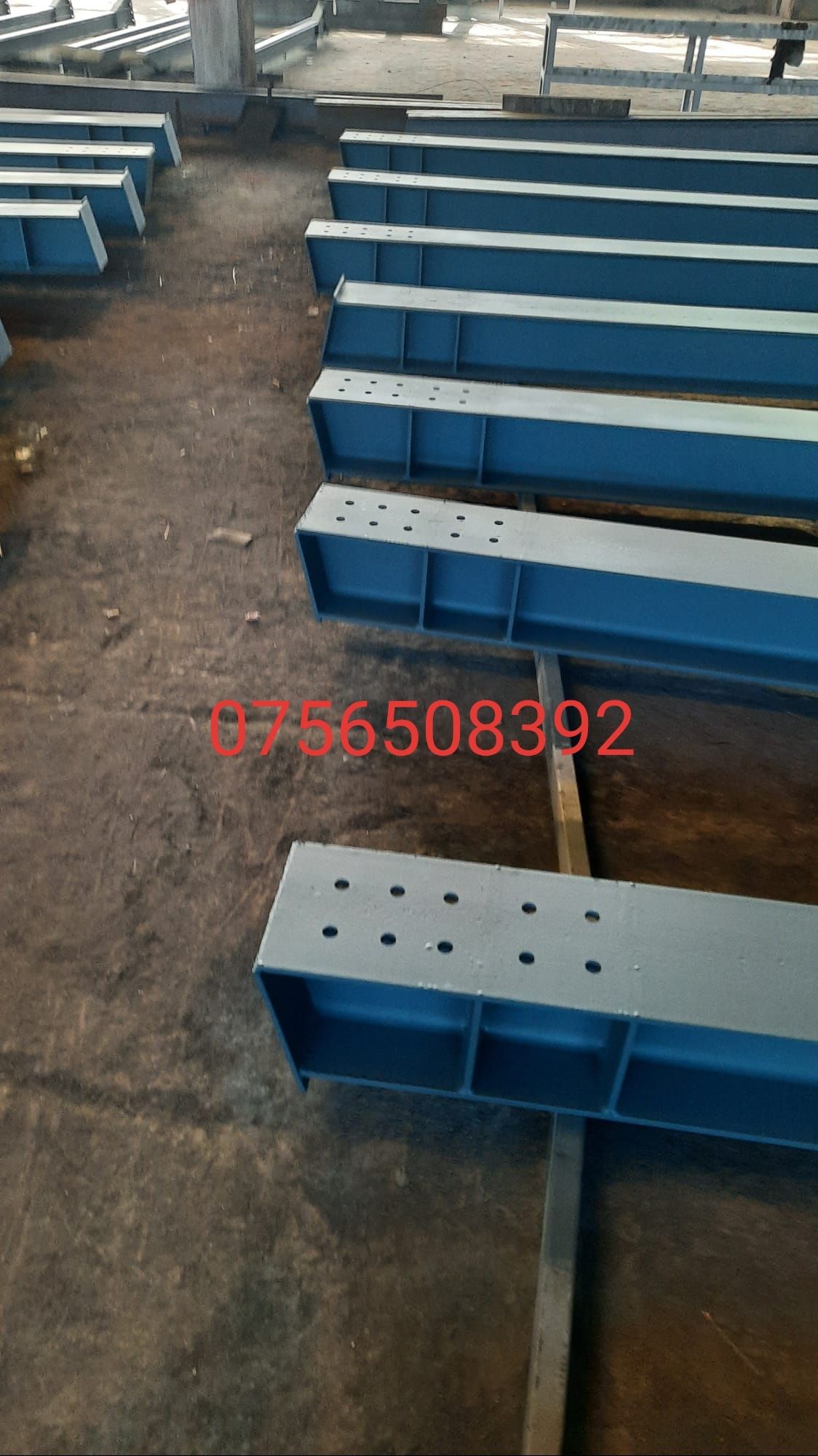 Vand hale structura hala metalică 15x40si 12x30h4