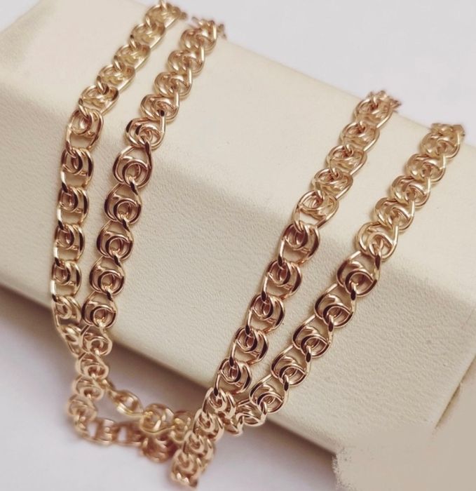 Цепочка золотая "ЛАВ"