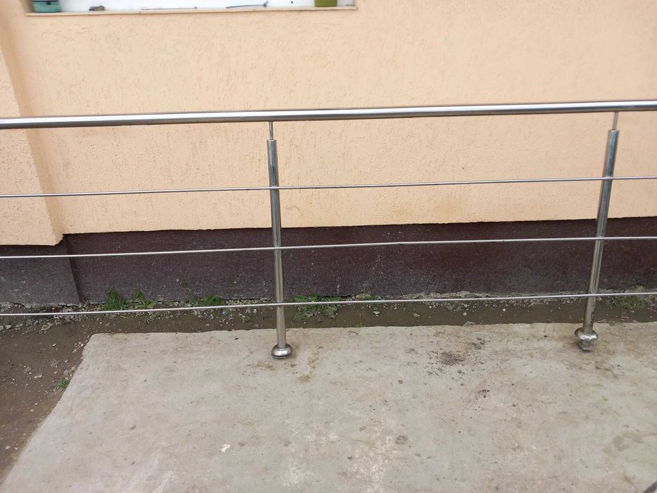 Balustrada inox.