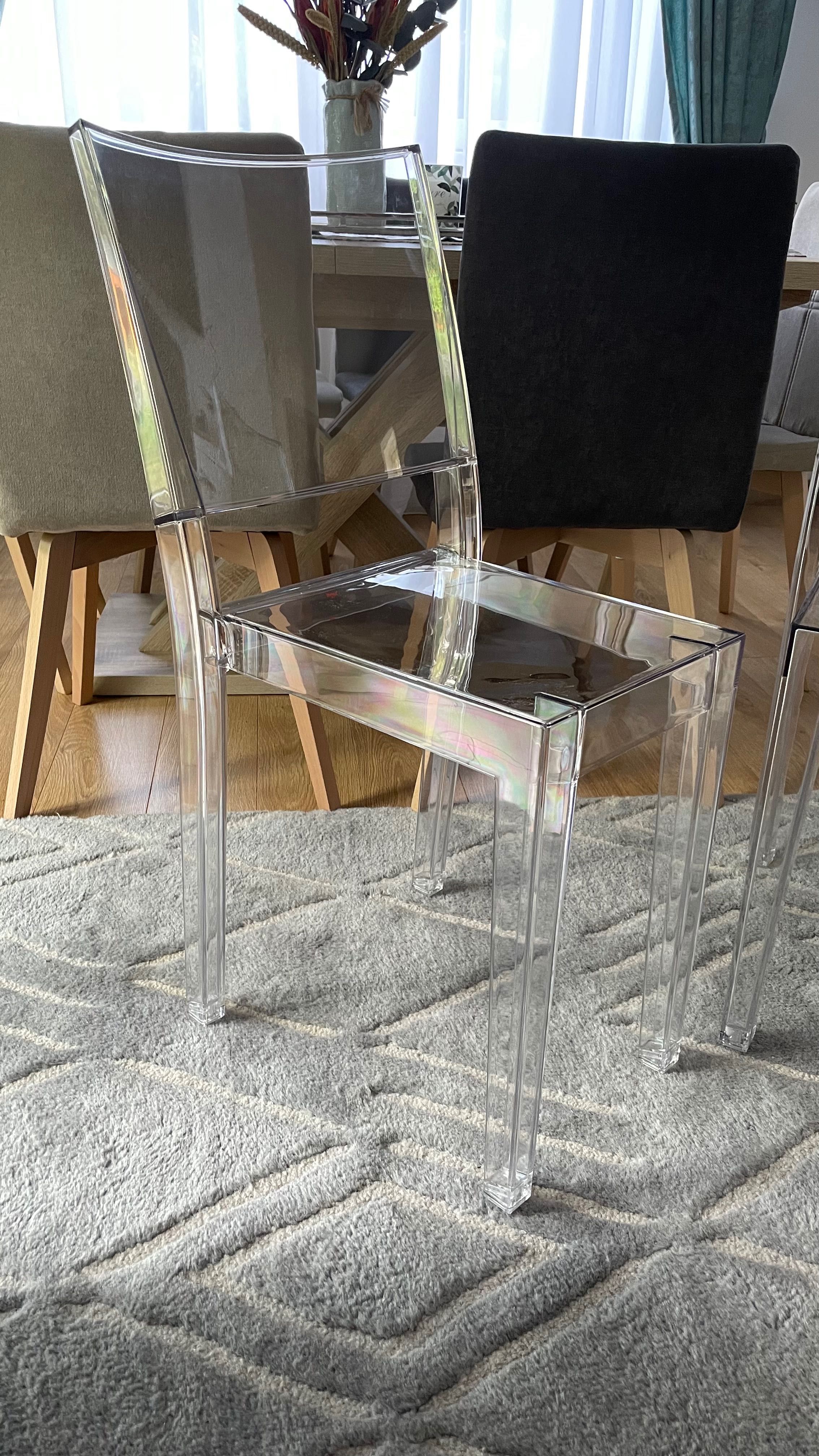 2x Kartell La Marie/ Philippe Starck transparent set 2 scaune ghost