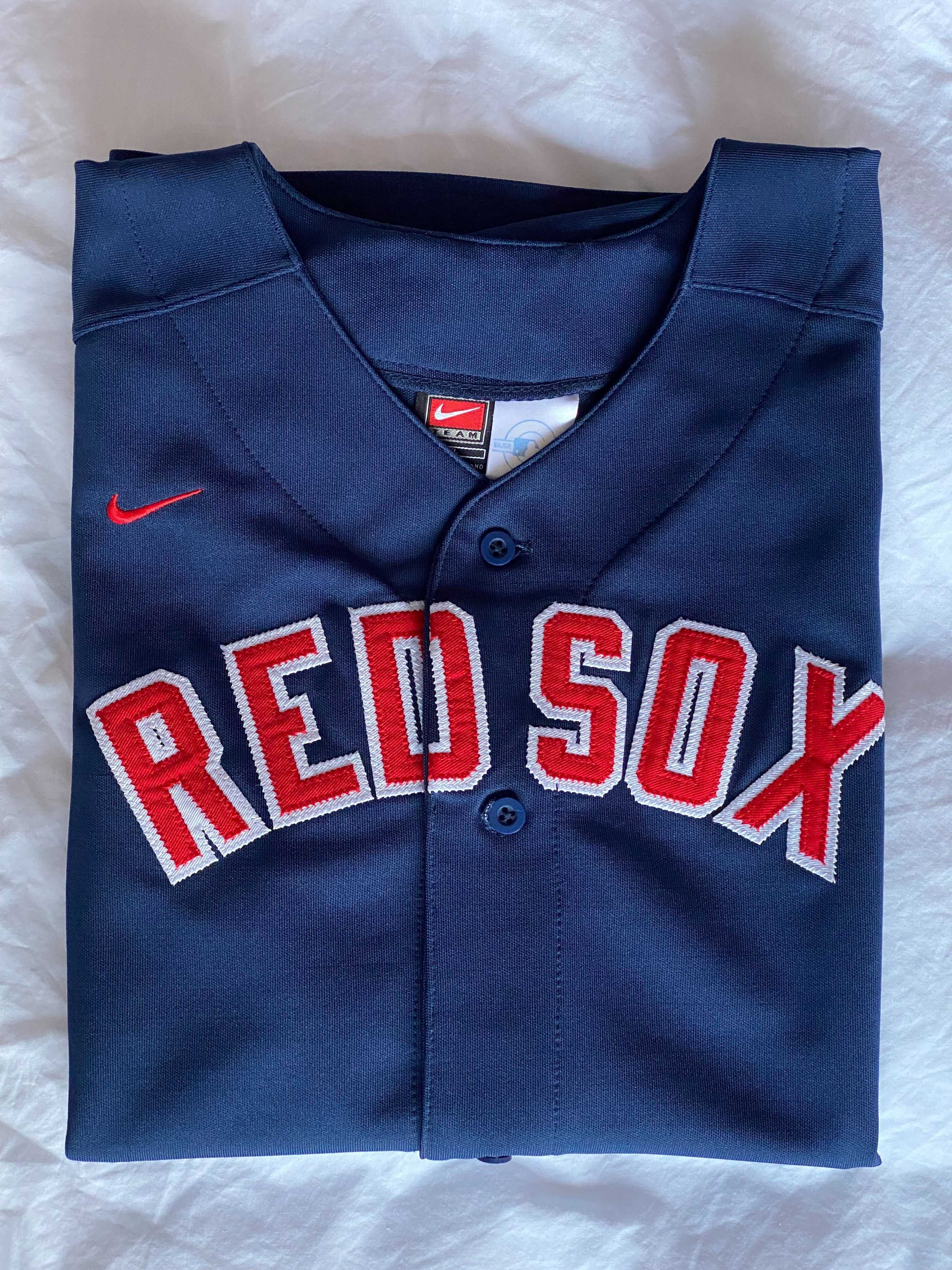 Vând tricou de baseball Nike Red Sox original, nou, adus din SUA