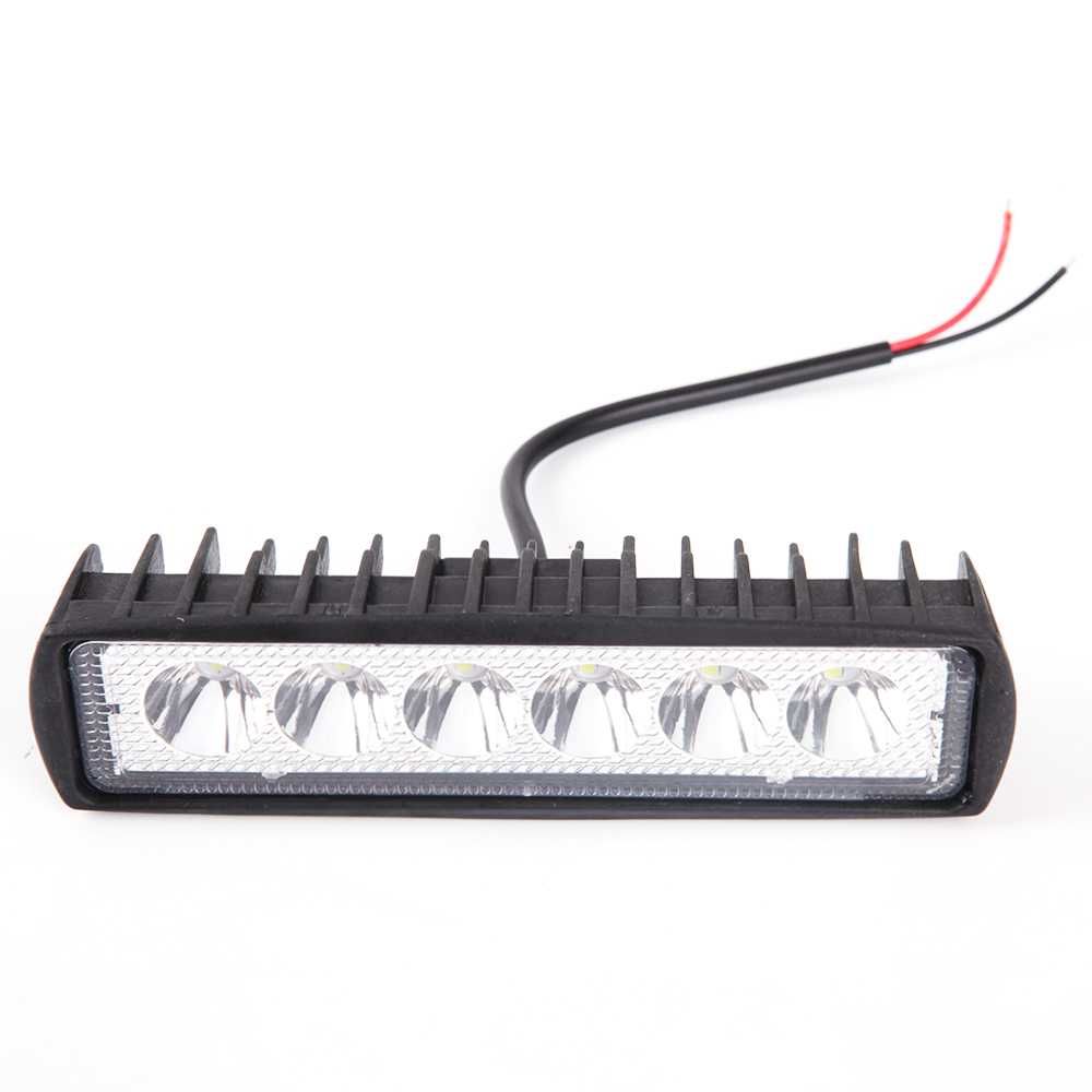 Лед Халоген/ Дневни светлини 18w 6 LED, 12V/24V  А-2177