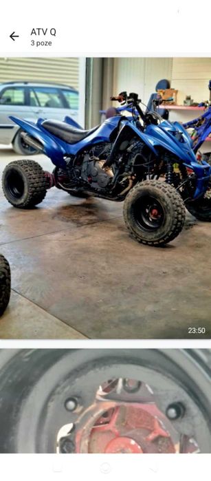 Vand atv iamaha raptor cu motor de honda gbr 600