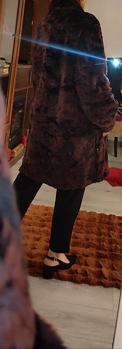 Blanita artificială noua, cu eticheta, trei sferturi, burgund-grena