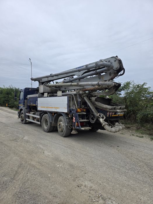 Autobetoniera Man si Pompa Beton Mercedes