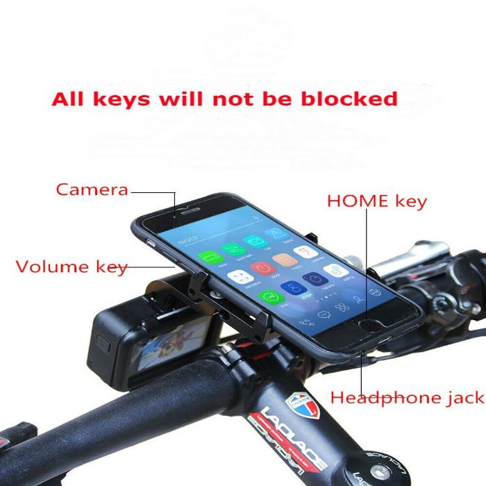 Suport aluminiu GUB 88 smartphone si GO PRO bicicleta trotineta moto