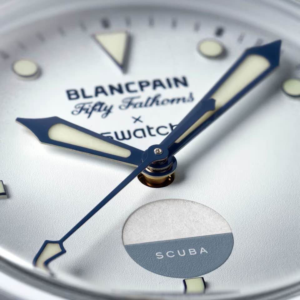 Оригинален часовник Swatch x Blancpain Antarctic Ocean (като нов)